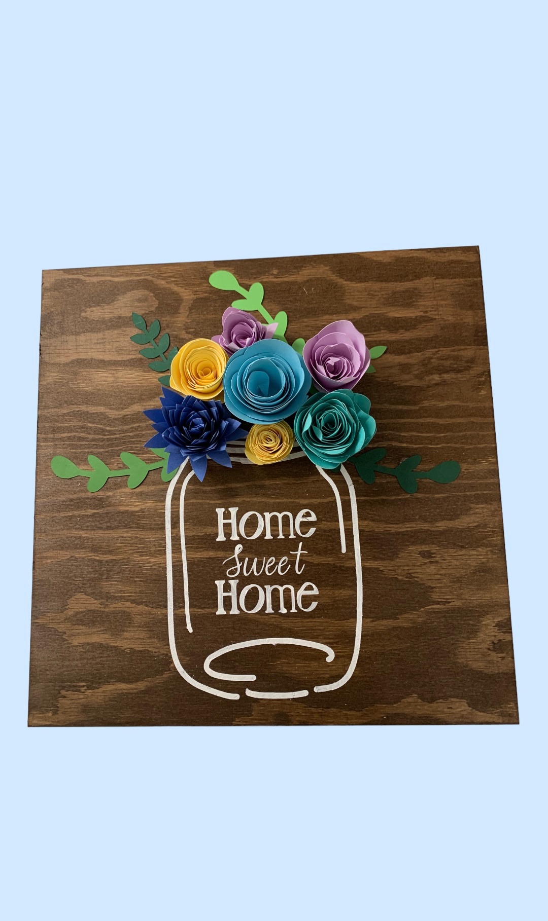 This Home Sweet Home with Flowers is made with love by Duo Deesigns! Shop more unique gift ideas today with Spots Initiatives, the best way to support creators.