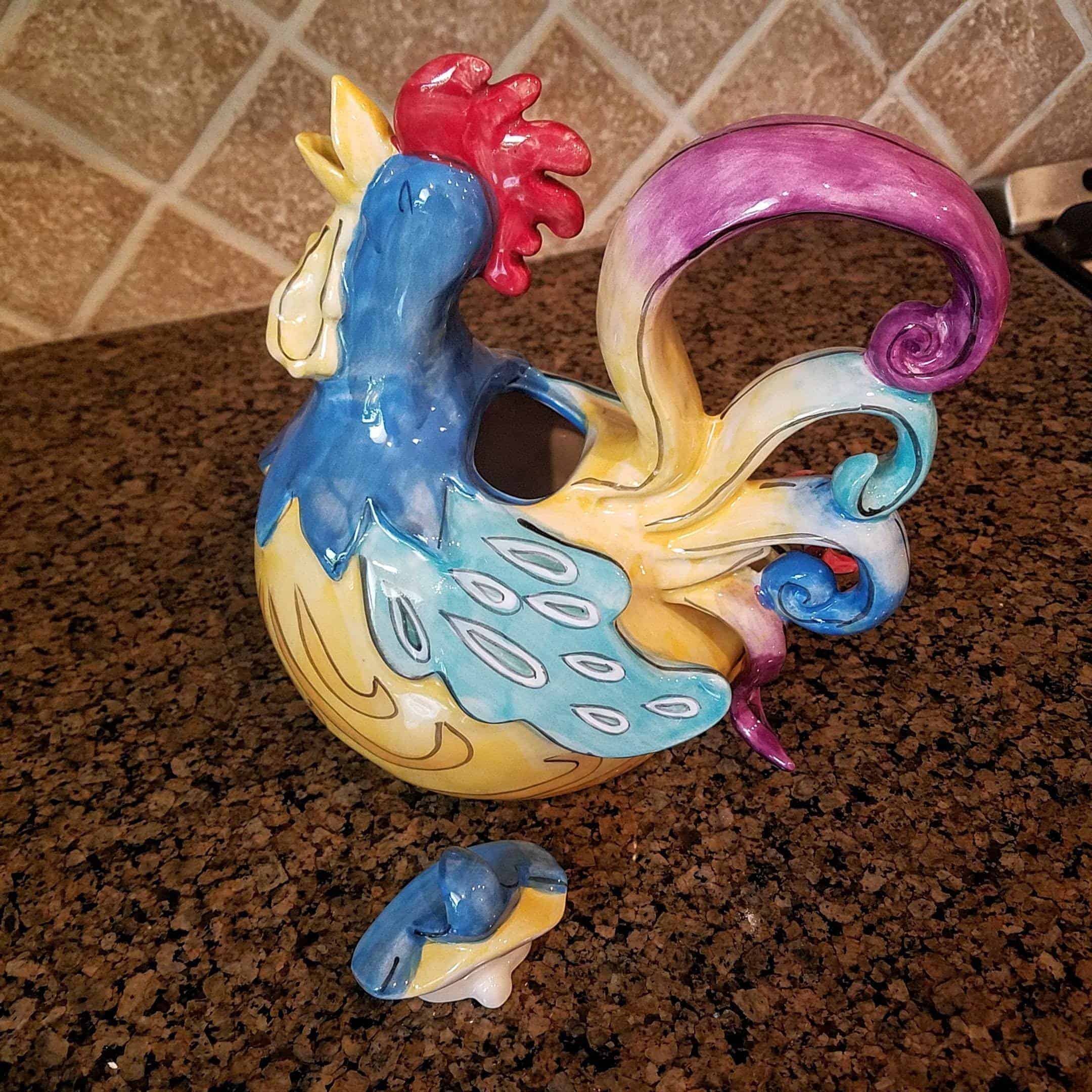 This Gabby Glee Chicken Rooster Teapot is made with love by Premier Homegoods! Shop more unique gift ideas today with Spots Initiatives, the best way to support creators.