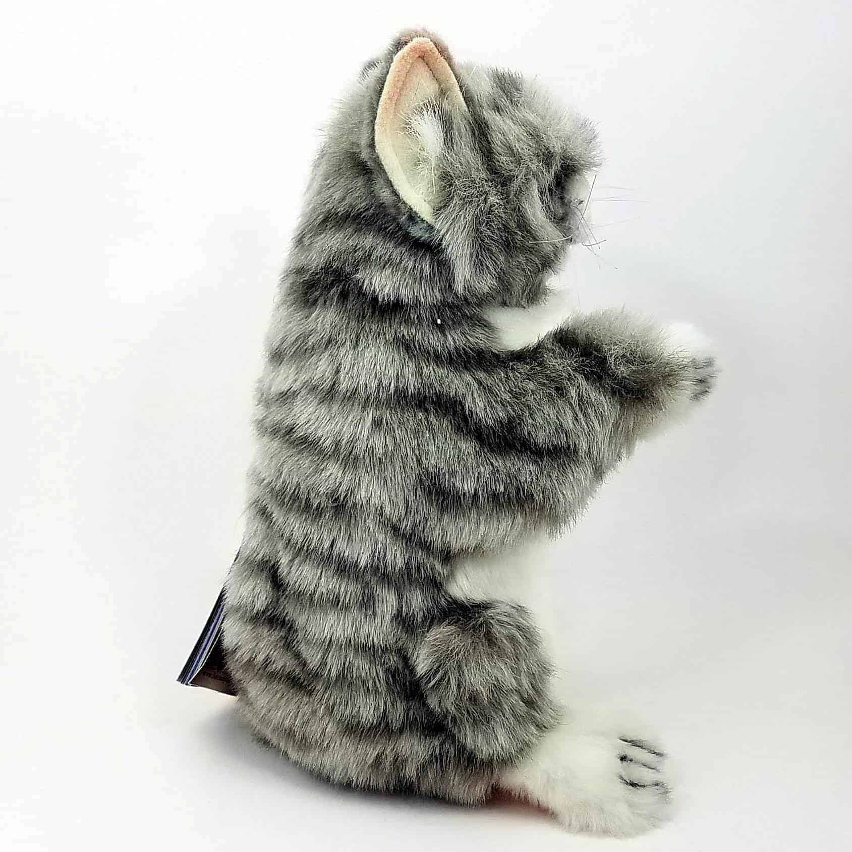 This Jacquard Cat Hand Puppet by Hansa True to Life Looking Soft Plush Animal Learning Toy is made with love by Premier Homegoods! Shop more unique gift ideas today with Spots Initiatives, the best way to support creators.
