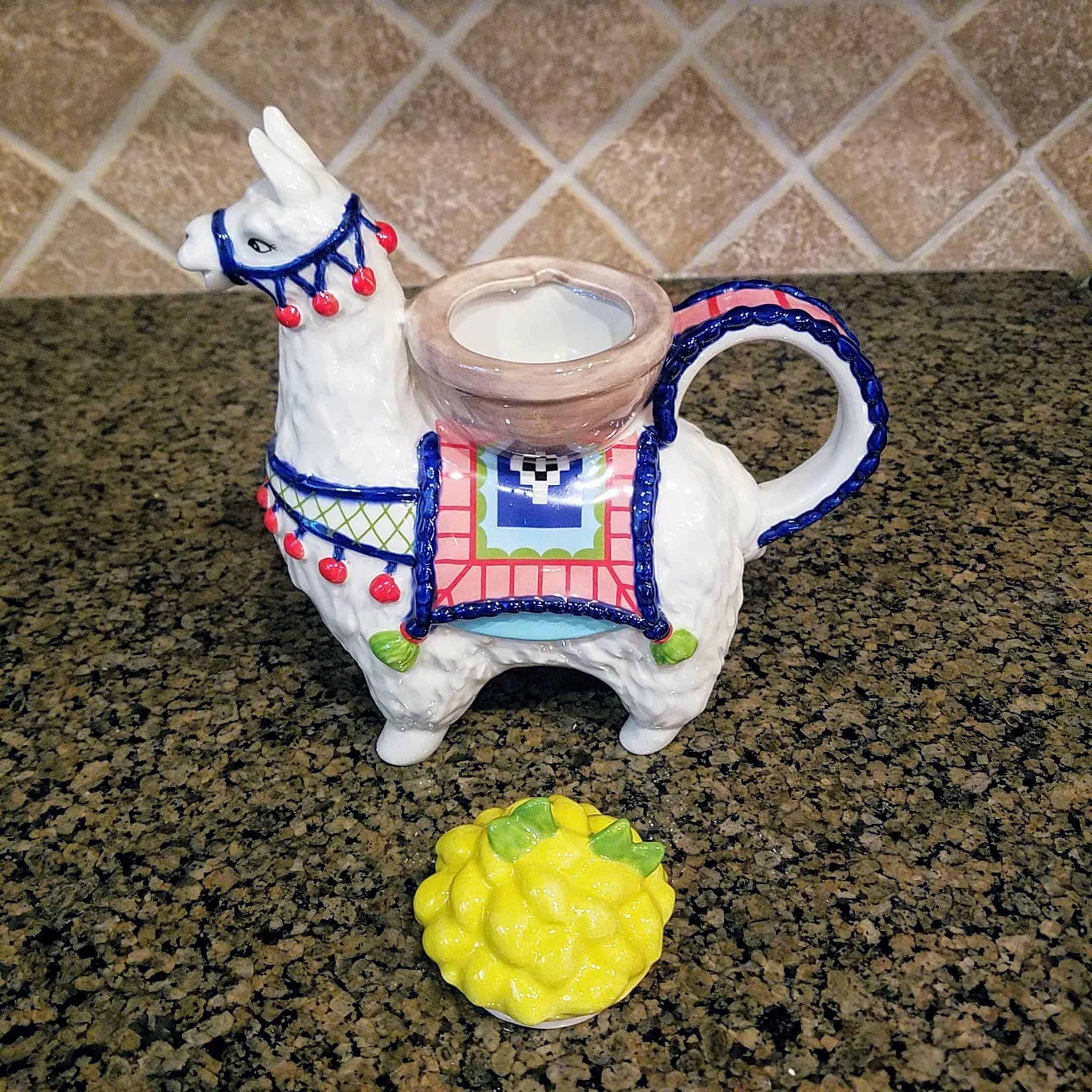 This Lemon Llama Teapot is made with love by Premier Homegoods! Shop more unique gift ideas today with Spots Initiatives, the best way to support creators.
