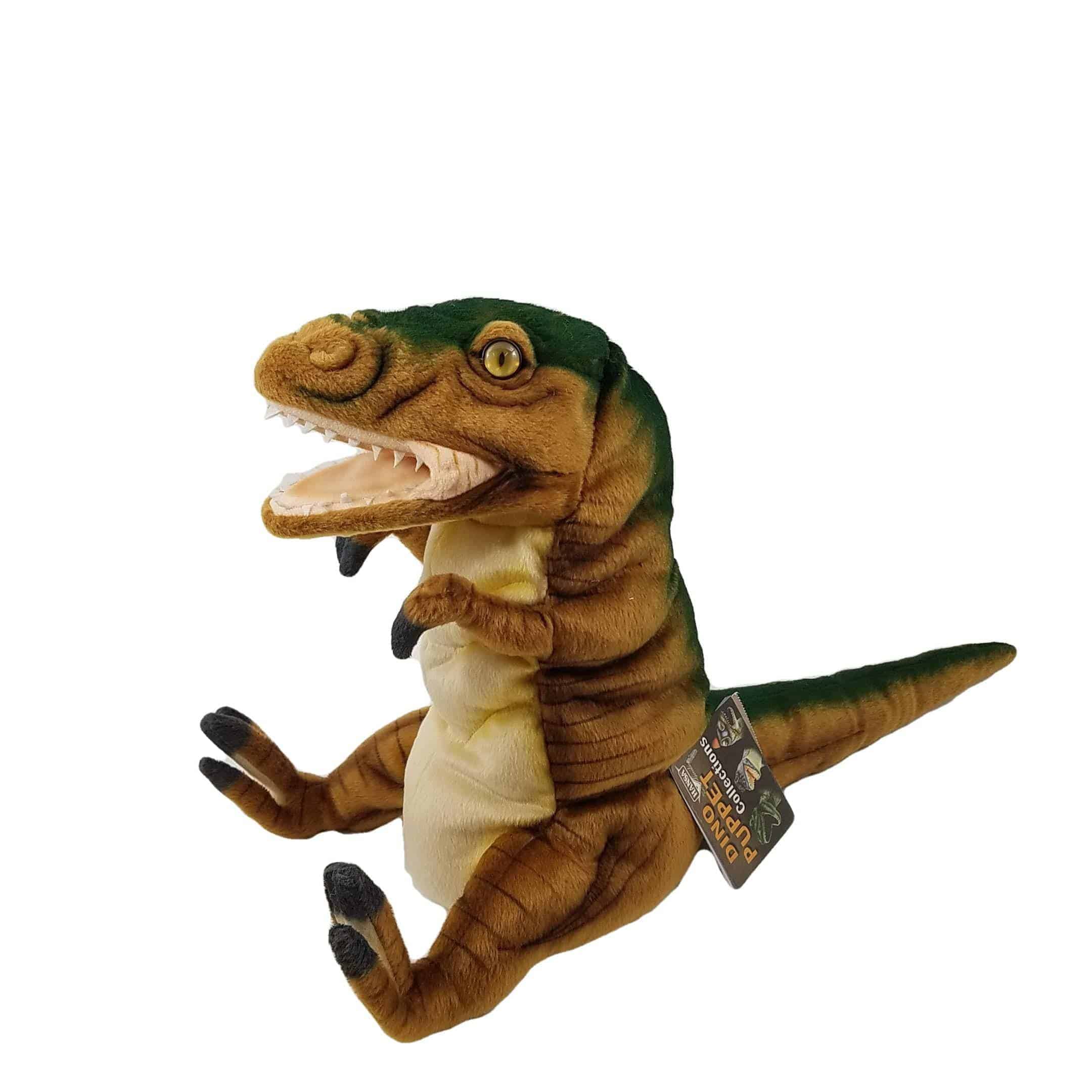 This T Rex Brown Dinosaur Hand Puppet by Hansa True to Life Looking Plush Learning Toys is made with love by Premier Homegoods! Shop more unique gift ideas today with Spots Initiatives, the best way to support creators.