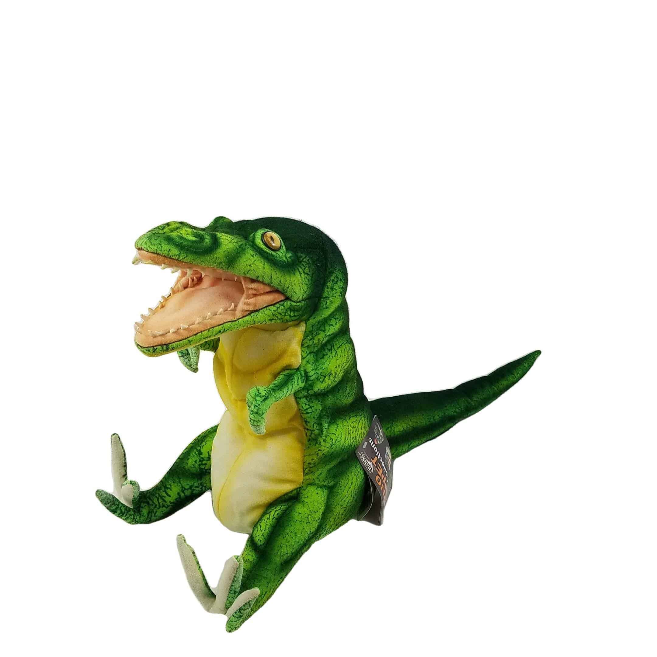 This T Rex Neon Green Dinosaur Hand Puppet by Hansa True to Life Looking Plush Learning Toy is made with love by Premier Homegoods! Shop more unique gift ideas today with Spots Initiatives, the best way to support creators.