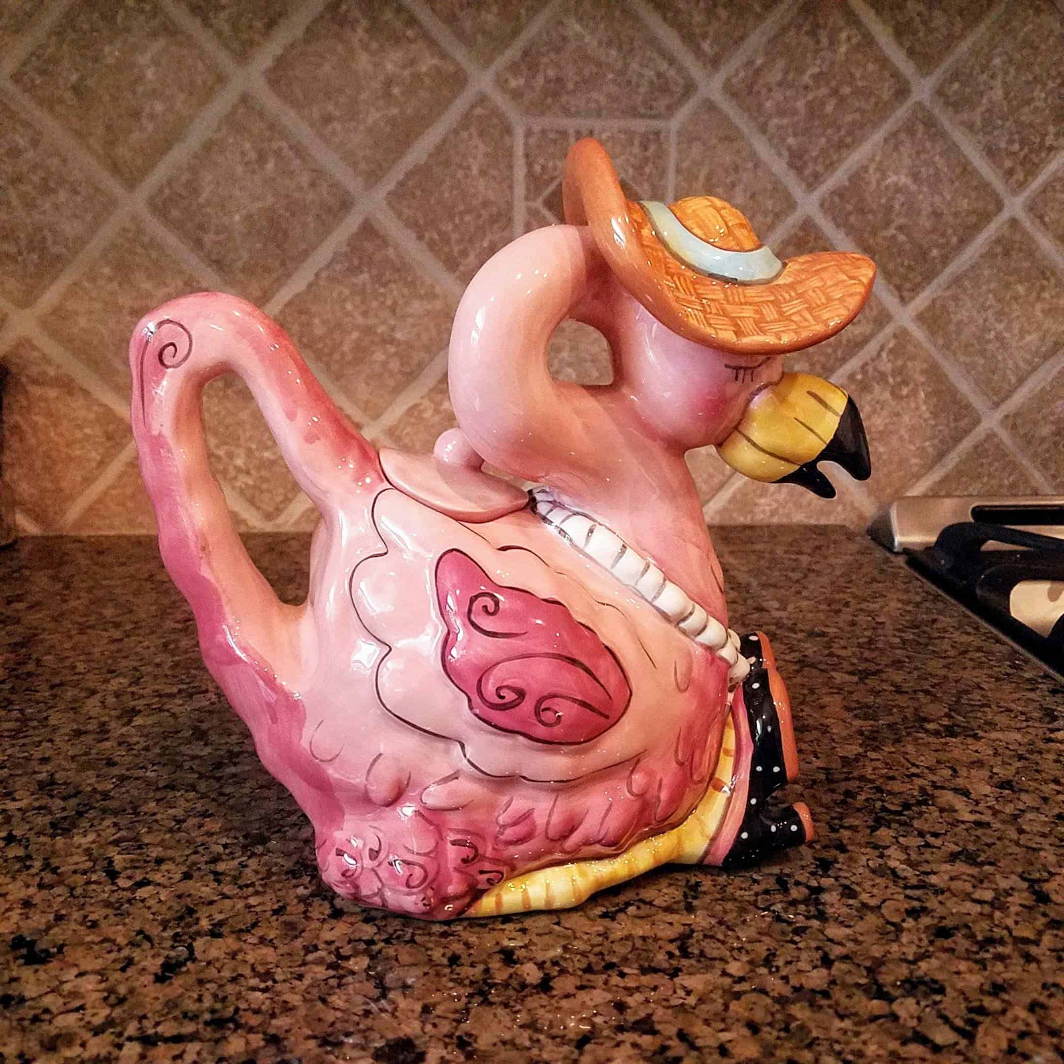 This Flamingo Teapot is made with love by Premier Homegoods! Shop more unique gift ideas today with Spots Initiatives, the best way to support creators.