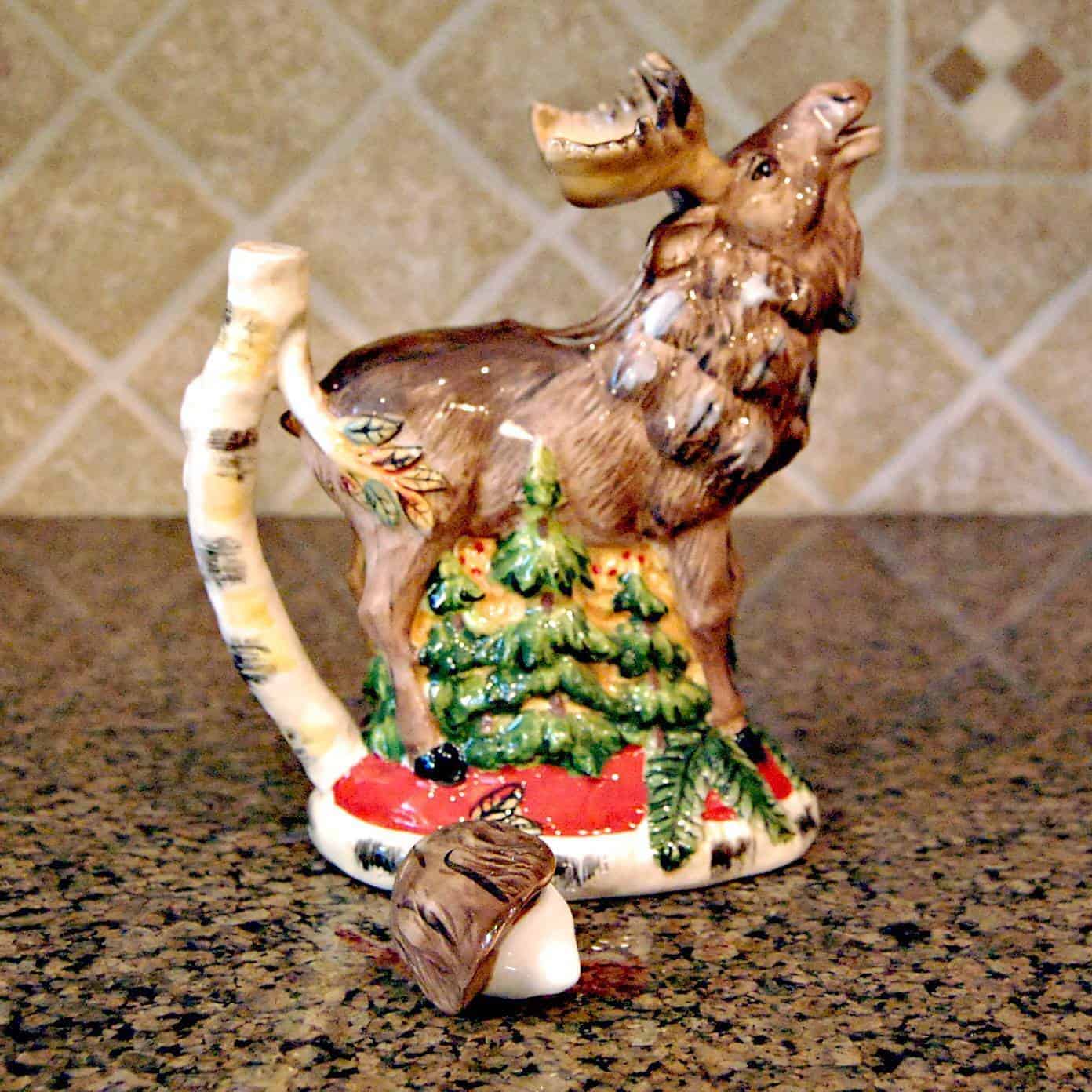 This Woodland Moose Teapot Collectible Decorative Home Décor Blue Sky Clayworks is made with love by Premier Homegoods! Shop more unique gift ideas today with Spots Initiatives, the best way to support creators.