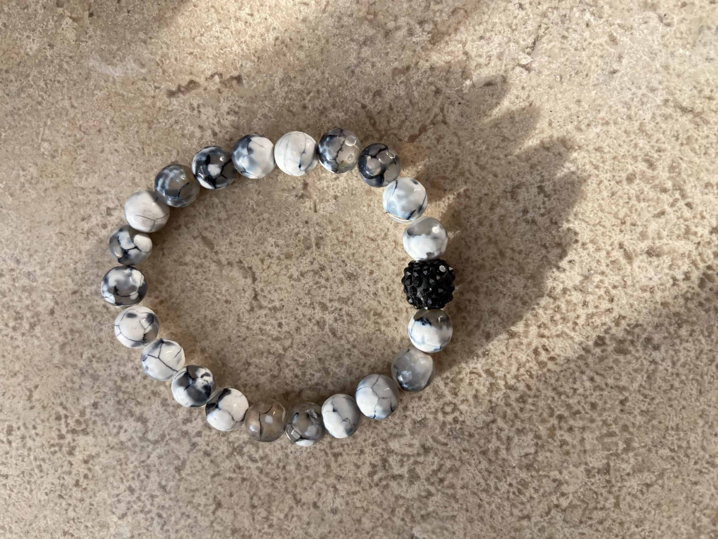 This Natural Zebra Jasper Stretchy Bracelet is made with love by Adelu Jewelry! Shop more unique gift ideas today with Spots Initiatives, the best way to support creators.
