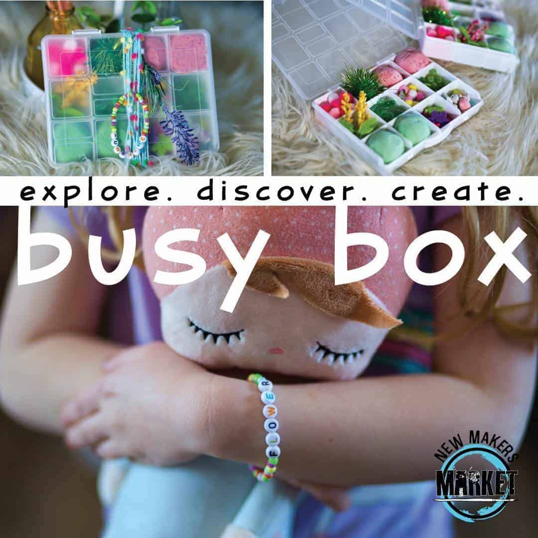 This BUSY BOXES! is made with love by New Makers Market! Shop more unique gift ideas today with Spots Initiatives, the best way to support creators.
