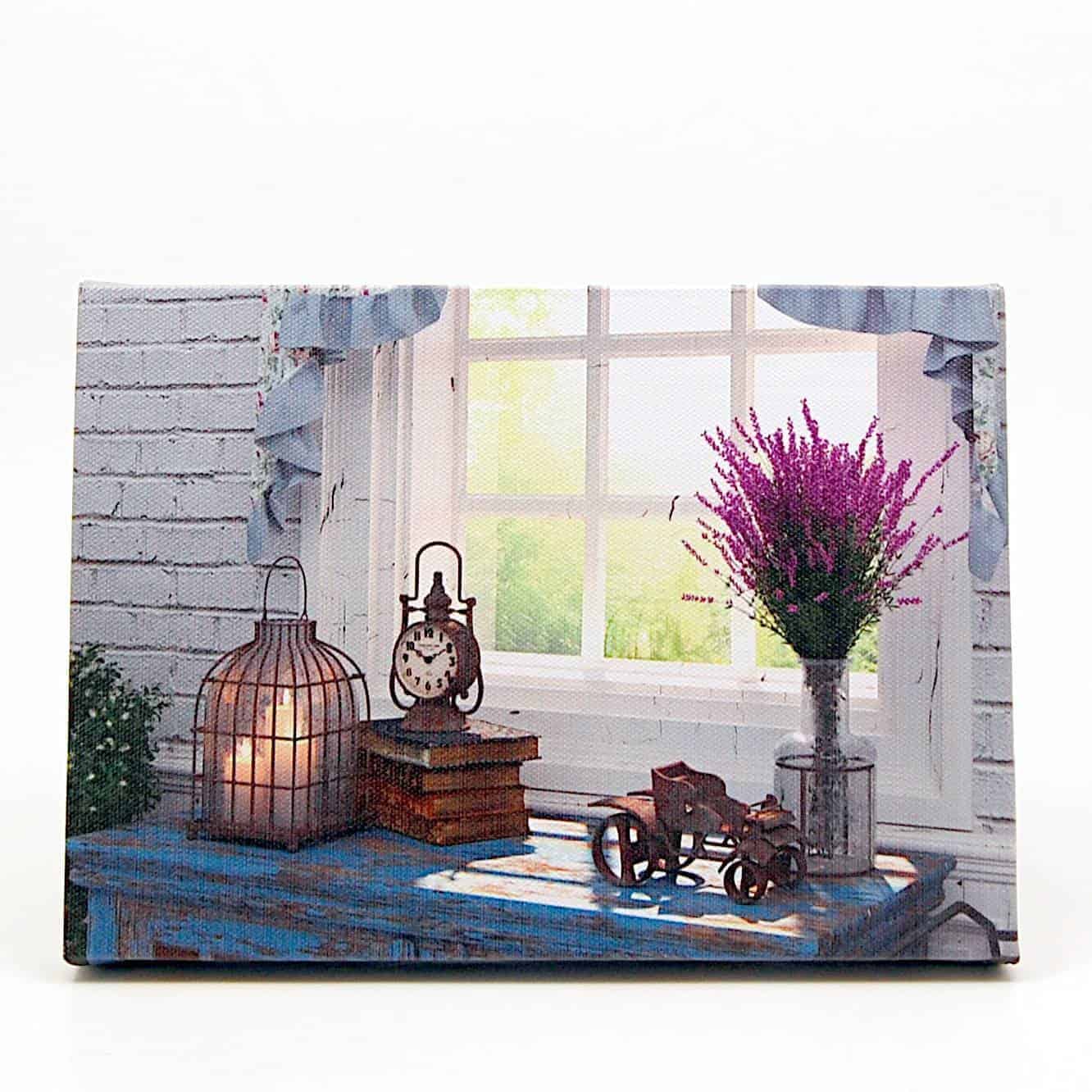 This Bird Cage and Clock LED Light Up Lighted Canvas Wall or Tabletop Picture Art is made with love by Premier Homegoods! Shop more unique gift ideas today with Spots Initiatives, the best way to support creators.