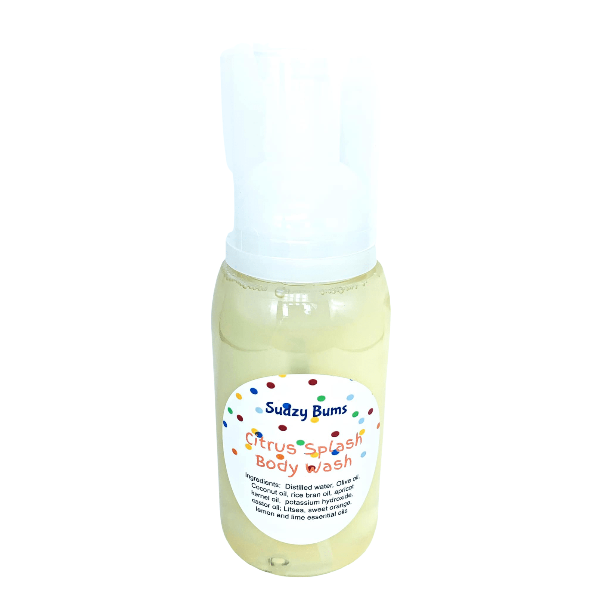This Kids Body Wash -Citrus Splash is made with love by Sudzy Bums! Shop more unique gift ideas today with Spots Initiatives, the best way to support creators.
