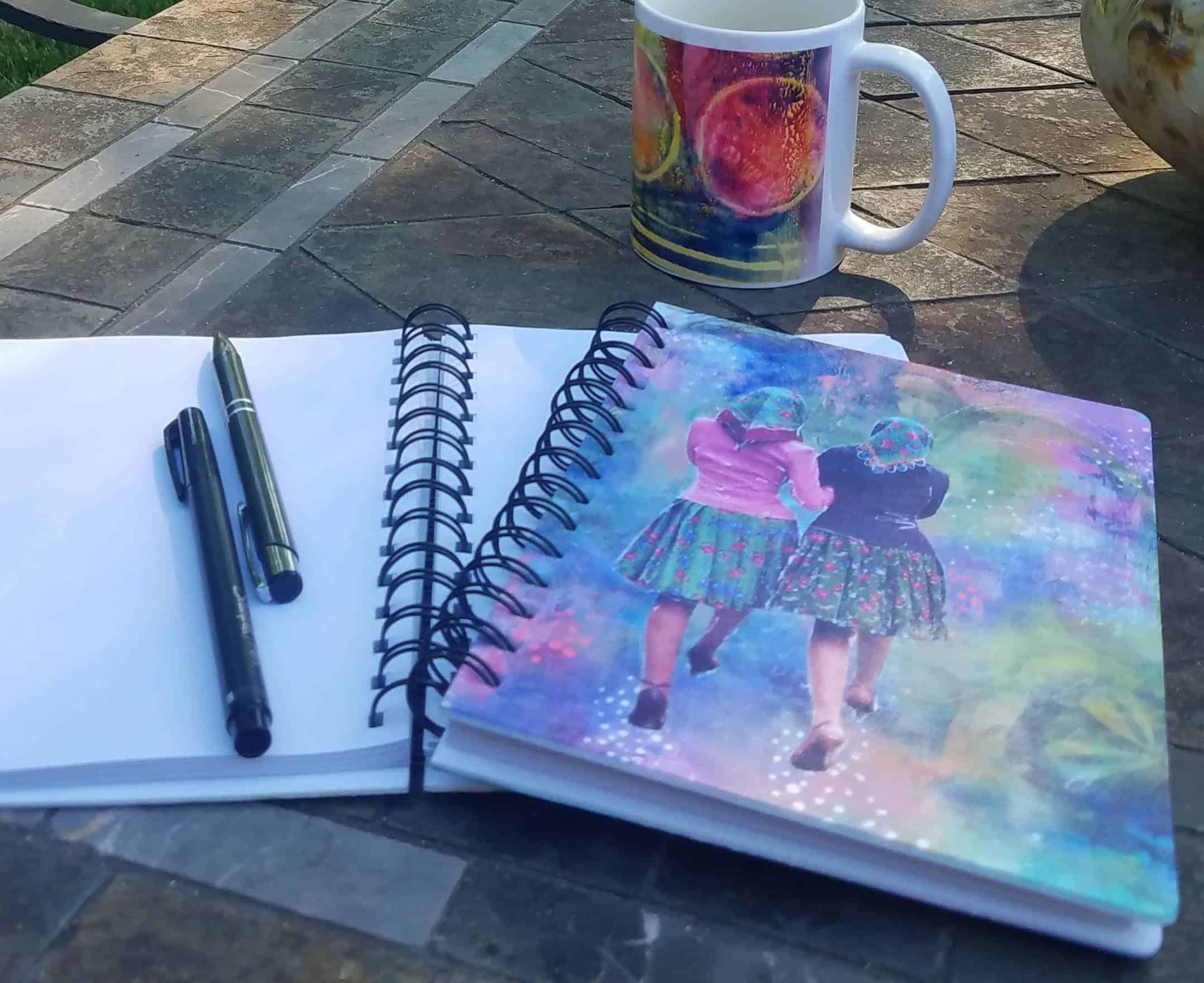 This Let's Take a Walk -  Spiral Bound journal is made with love by Studio Patty D! Shop more unique gift ideas today with Spots Initiatives, the best way to support creators.