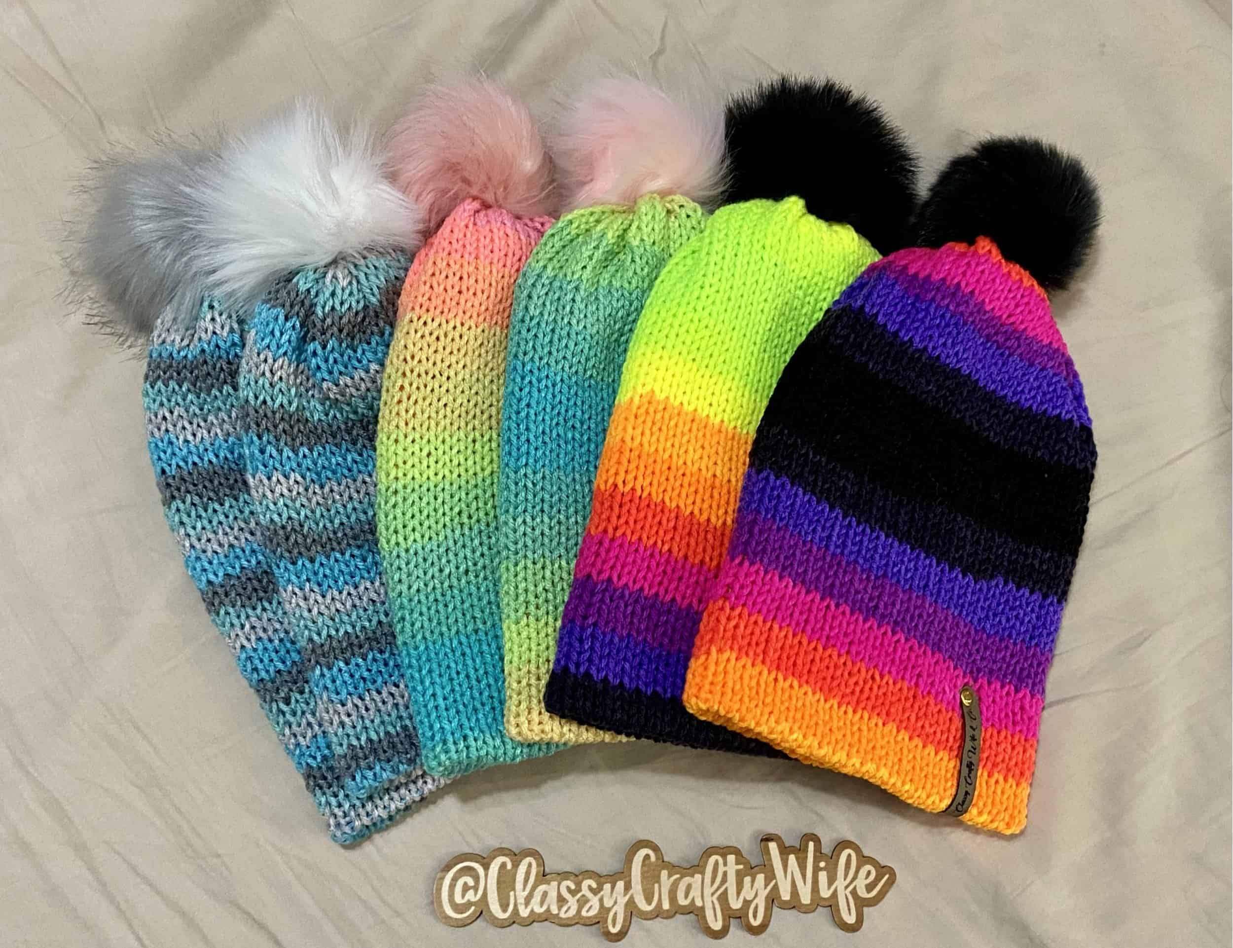This Double Knitted Hat - Pastel Stripes is made with love by Classy Crafty Wife! Shop more unique gift ideas today with Spots Initiatives, the best way to support creators.