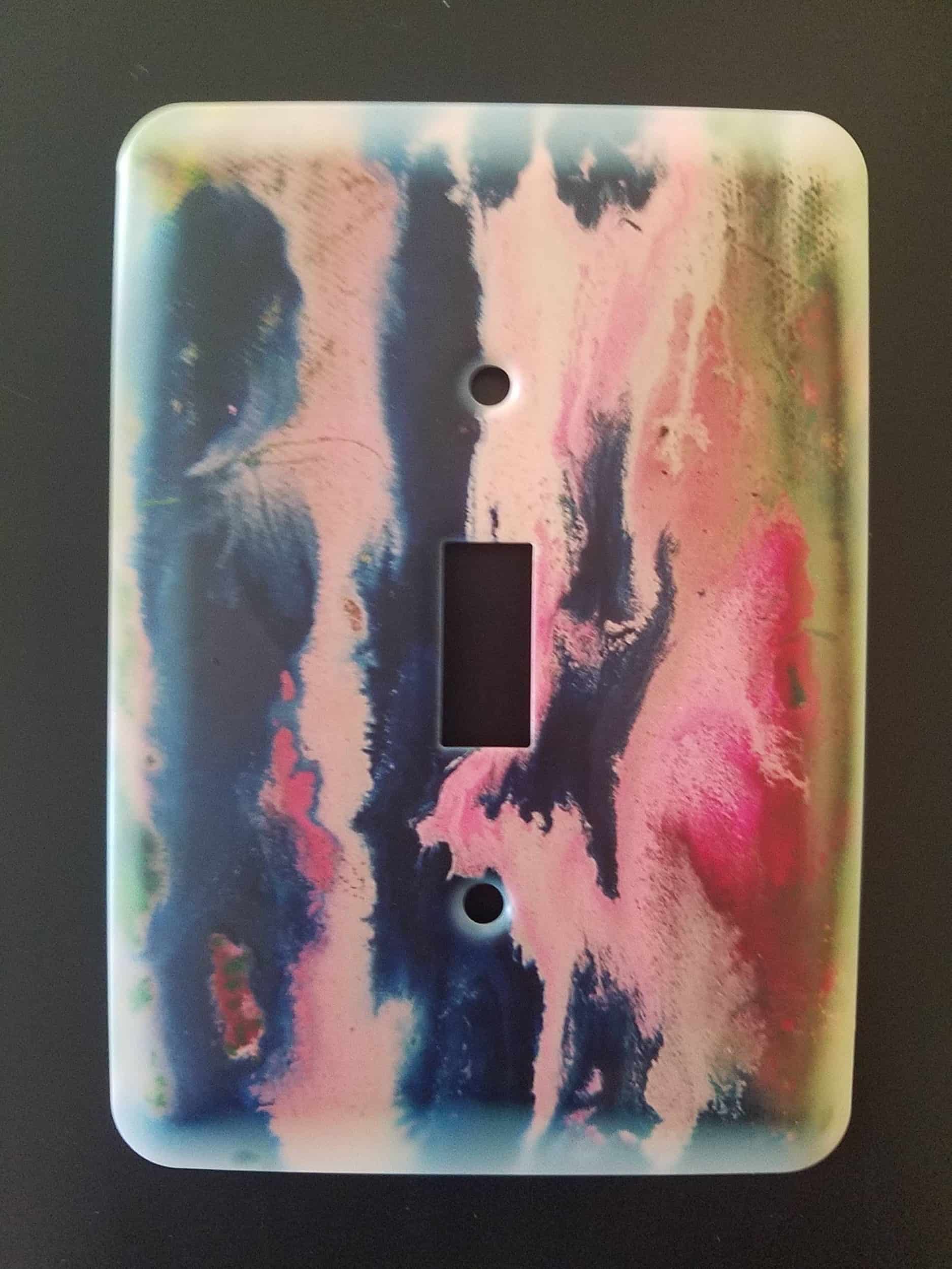 This Pink Abstract- Single Switch Plate is made with love by Studio Patty D! Shop more unique gift ideas today with Spots Initiatives, the best way to support creators.