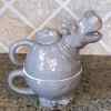 This Hippo Tea for One Teapot Decorative Kitchen Home Décor Blue Sky Clayworks is made with love by Premier Homegoods! Shop more unique gift ideas today with Spots Initiatives, the best way to support creators.