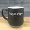 This Super Papa Saying Coffee Mug Black 17oz (455ml) Beverage Cup Blue Sky is made with love by Premier Homegoods! Shop more unique gift ideas today with Spots Initiatives, the best way to support creators.