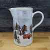 This Holiday Christmas Pitcher Elk Ridge Winter Scene Decorative Home Deco Blue Sky is made with love by Premier Homegoods! Shop more unique gift ideas today with Spots Initiatives, the best way to support creators.