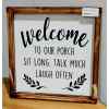 This Welcome To Our Porch Sign is made with love by Perfectly Imperfect Home Boutique! Shop more unique gift ideas today with Spots Initiatives, the best way to support creators.