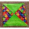 This Hot Pad / Trivet / Potholder - Quilted 9" - Handmade - Modern Brights is made with love by The Creative Soul Sisters! Shop more unique gift ideas today with Spots Initiatives, the best way to support creators.