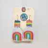 This Fishhook Pierced Earrings - Drop Rainbows is made with love by Studio Patty D! Shop more unique gift ideas today with Spots Initiatives, the best way to support creators.