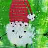 Come Play! - A2 size holiday greeting  card with snowman artwork on the front.Patty Donahue artist