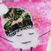 Pinky - A2 size greeting  card with snowman artwork on the front. Patty Donahue artist