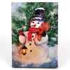 This LED Lit Tabletop Picture Art of Snowman with Puppy Winter Scene by Giodano is made with love by Premier Homegoods! Shop more unique gift ideas today with Spots Initiatives, the best way to support creators.