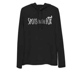 This Full-Reverse SOTF Logo Lightweight Hoodie in Black is made with love by Spots On The FOX! Shop more unique gift ideas today with Spots Initiatives, the best way to support creators.