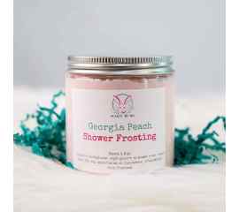 This Georgia Peach Vegan Shower Frosting is made with love by Sudzy Bums! Shop more unique gift ideas today with Spots Initiatives, the best way to support creators.