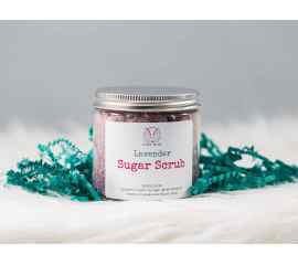This Lavender Organic Sugar Scrub is made with love by Sudzy Bums! Shop more unique gift ideas today with Spots Initiatives, the best way to support creators.