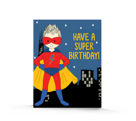This Super Boy Birthday Card | Birthday Cards for Boys | Superhero Birthday Card | Superhero Birthday | Boy with a Cape is made with love by Stacey M Design! Shop more unique gift ideas today with Spots Initiatives, the best way to support creators.