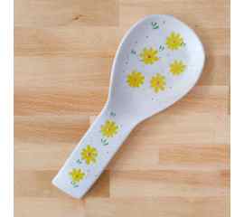 This Daisy Flower Spoon Rest Ceramic by Blue Sky Kitchen Floral Decor is made with love by Premier Homegoods! Shop more unique gift ideas today with Spots Initiatives, the best way to support creators.