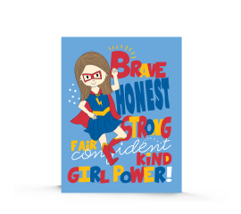 This Girl Power Birthday Card is made with love by Stacey M Design! Shop more unique gift ideas today with Spots Initiatives, the best way to support creators.