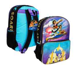 This Aladdin Jasmine and Abu Backpack with Gold Glitter 16 Inch is made with love by Premier Homegoods! Shop more unique gift ideas today with Spots Initiatives, the best way to support creators.