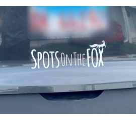 This Spots On The FOX Car Decal is made with love by Spots On The FOX! Shop more unique gift ideas today with Spots Initiatives, the best way to support creators.