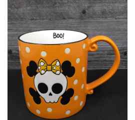 This Halloween Female Skull Coffee Mug Beverage Tea Cup 18oz 532ml by Blue Sky is made with love by Premier Homegoods! Shop more unique gift ideas today with Spots Initiatives, the best way to support creators.