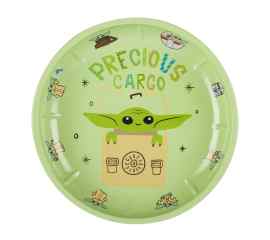 This Star Wars Baby Yoda Serving Tin Bowl by The Tin Box Company 10.25" Plate (27cm) is made with love by Premier Homegoods! Shop more unique gift ideas today with Spots Initiatives, the best way to support creators.