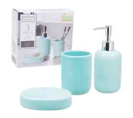 This 3 Piece Bathroom Accessory Set Green by Simply Home is made with love by Premier Homegoods! Shop more unique gift ideas today with Spots Initiatives, the best way to support creators.
