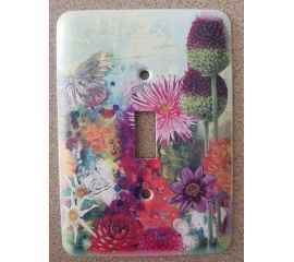This Floral Infusion - Single Switch Cover is made with love by Studio Patty D! Shop more unique gift ideas today with Spots Initiatives, the best way to support creators.