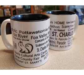 This Our Towns – St. Charles Coffee Mug is made with love by Studio Patty D! Shop more unique gift ideas today with Spots Initiatives, the best way to support creators.