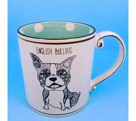 This English Bulldog Ceramic Coffee Mug Beverage Cup 21oz Spectrum Pen Pencil Holder is made with love by Premier Homegoods! Shop more unique gift ideas today with Spots Initiatives, the best way to support creators.