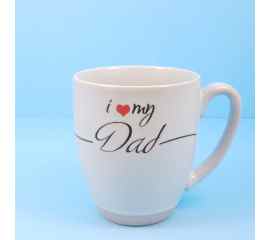 This I Love Dad Coffee Cup or Pen Holder White Mug 17oz by Blue Sky 483ml is made with love by Premier Homegoods! Shop more unique gift ideas today with Spots Initiatives, the best way to support creators.