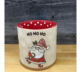 This Santa Claus Holiday Planter 5" Decorative Christmas Canister Blue Sky Clayworks is made with love by Premier Homegoods! Shop more unique gift ideas today with Spots Initiatives, the best way to support creators.