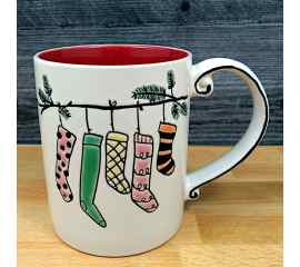 This Holiday Garland Stockings Coffee Mug 16oz 473ml Embossed Christmas Cup Blue Sky is made with love by Premier Homegoods! Shop more unique gift ideas today with Spots Initiatives, the best way to support creators.