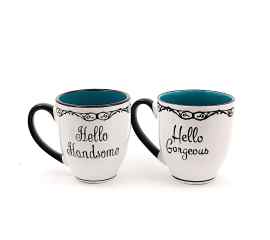 This Coffee Mug Cup Set of 2 His and Hers Gorgeous Handsome 17oz (483ml) is made with love by Premier Homegoods! Shop more unique gift ideas today with Spots Initiatives, the best way to support creators.