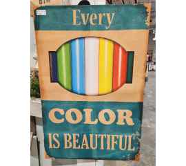 This Every Color Is Beautiful 24x36 Canvas is made with love by Perfectly Imperfect Home Boutique! Shop more unique gift ideas today with Spots Initiatives, the best way to support creators.
