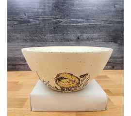 This Chickadee Spring Serving Bowl Embossed Decorative by Blue Sky 7in (17cm) is made with love by Premier Homegoods! Shop more unique gift ideas today with Spots Initiatives, the best way to support creators.