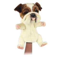 This British Bulldog Puppet True to Life Look Soft Plush Animal Learning Toys is made with love by Premier Homegoods! Shop more unique gift ideas today with Spots Initiatives, the best way to support creators.