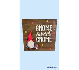 This Gnome Sweet Gnome is made with love by Duo Deesigns! Shop more unique gift ideas today with Spots Initiatives, the best way to support creators.