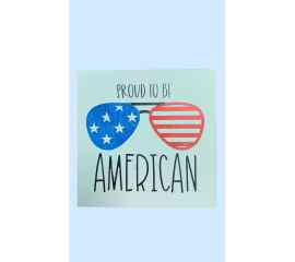 This Proud to be American is made with love by Duo Deesigns! Shop more unique gift ideas today with Spots Initiatives, the best way to support creators.