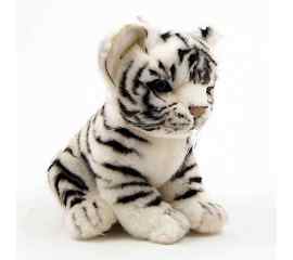 This Tiger Cub White 6.5" by Hansa True to Life Look Soft Plush Animal Learning Toys is made with love by Premier Homegoods! Shop more unique gift ideas today with Spots Initiatives, the best way to support creators.