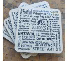 This Batavia Hardboard Coaster Set is made with love by Studio Patty D! Shop more unique gift ideas today with Spots Initiatives, the best way to support creators.