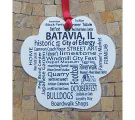 This Batavia Paw Print Ornament is made with love by Studio Patty D! Shop more unique gift ideas today with Spots Initiatives, the best way to support creators.